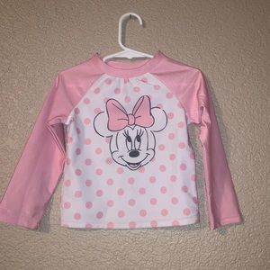Disney Minnie swim shirt